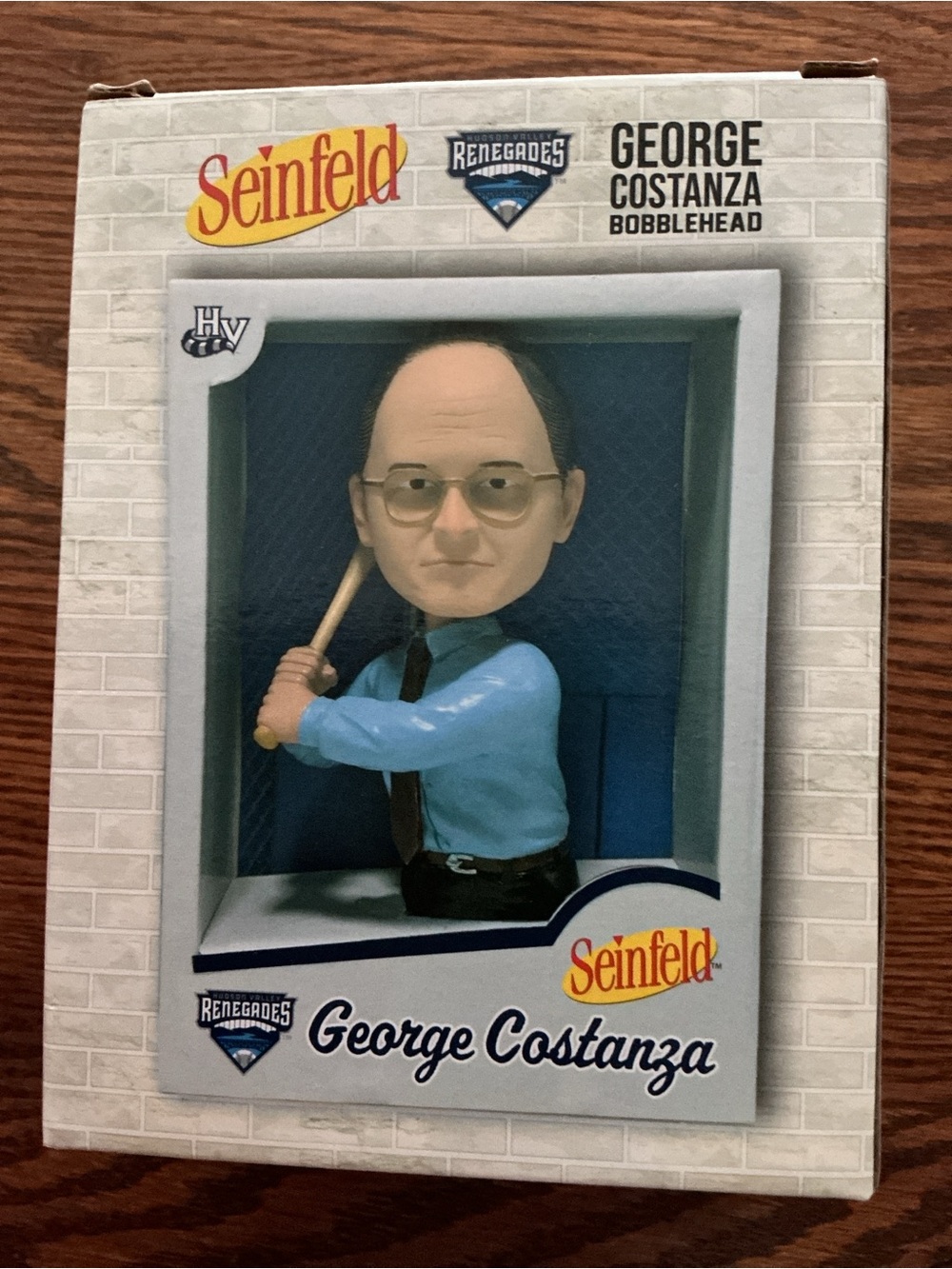 Seinfeld George Costanza Bobblehead - Blue Shirt NEW ORIGINAL BOX Collectable.